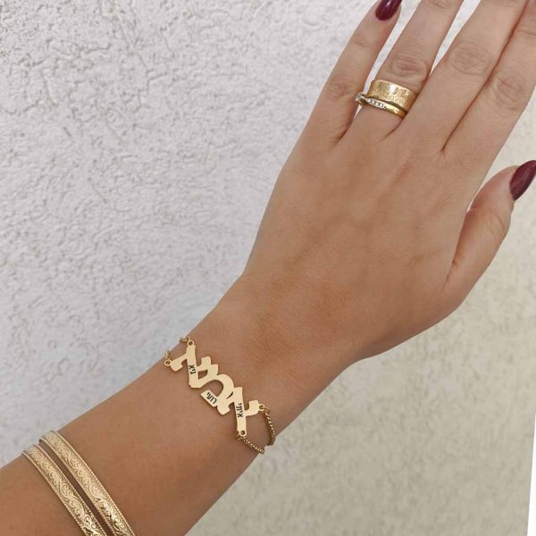 צמיד אמא ציפוי זהב