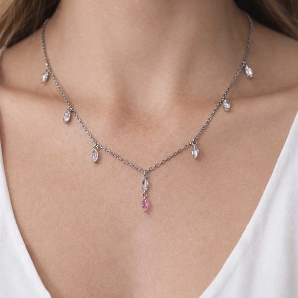 שרשרת תליונים נופלים כסף 925