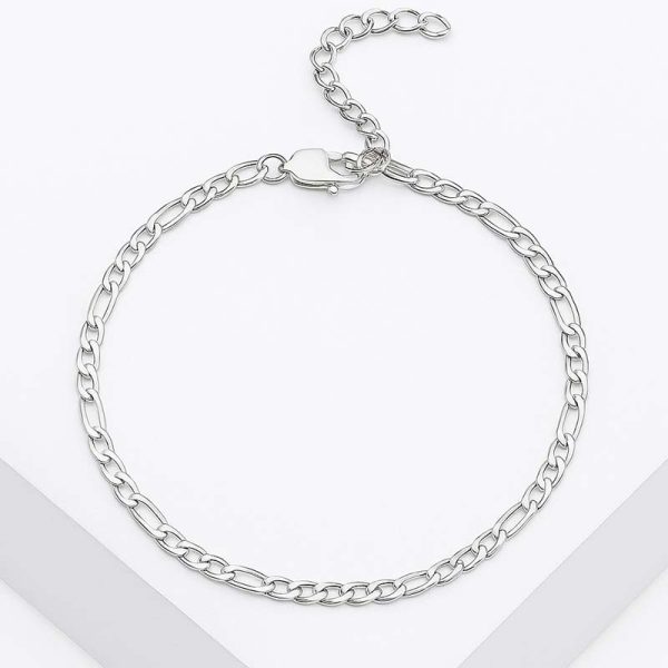 צמיד פיגארו אל חלד 3.7 מ"מ