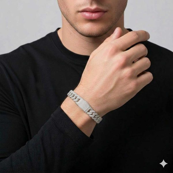 צמיד אייס כסף לגבר